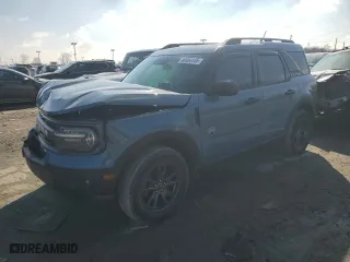 2022 Ford Bronco Sport Big Bend with VIN 3FMCR9B67NRD03675, listed as a Copart auction lot 48304145 with 57,251 mi miles and Salvage Title. Bid and sale history available at carsss.com. Image 1.