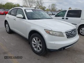 2006 Infiniti FX35 with VIN JNRAS08W66X200825, listed as a IAAI auction lot 41969913 with 239,564 mi miles. Bid and sale history available at carsss.com. Image 1.