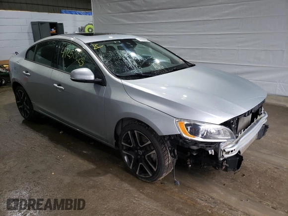 2017 Volvo S60 Dynamic with VIN YV140MTL4H2433569, listed as a Copart auction lot 49250825 with 58,876 mi miles and Salvage Title. Bid and sale history available at carsss.com. Image 4.