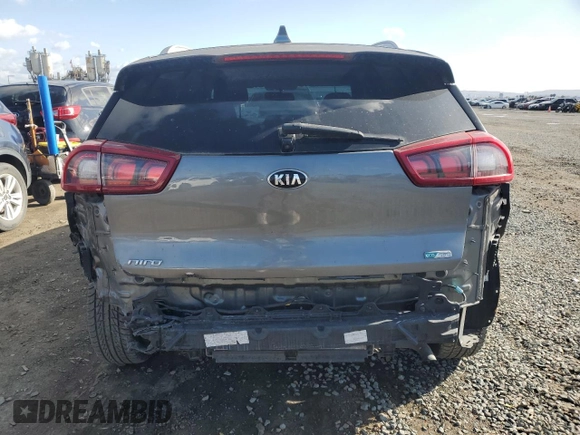 2018 Kia Niro LX with VIN KNDCB3LCXJ5157540, listed as a Copart auction lot 48417735 with 75,093 mi miles and Salvage Title. Bid and sale history available at carsss.com. Image 6.