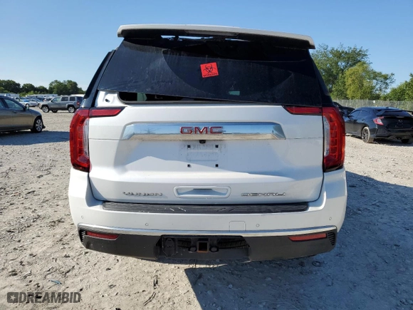 2023 GMC Yukon XL Denali with VIN 1GKS2JKT0PR164195, listed as a Copart auction lot 63307344 with 38,274 mi miles and Salvage Title. Bid and sale history available at carsss.com. Image 6.