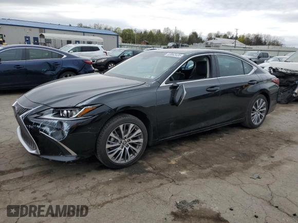 2021 Lexus ES with VIN 58ADZ1B13MU089293, listed as a Copart auction lot 53863435 with 15,351 mi miles and Salvage Title. Bid and sale history available at carsss.com. Image 1.