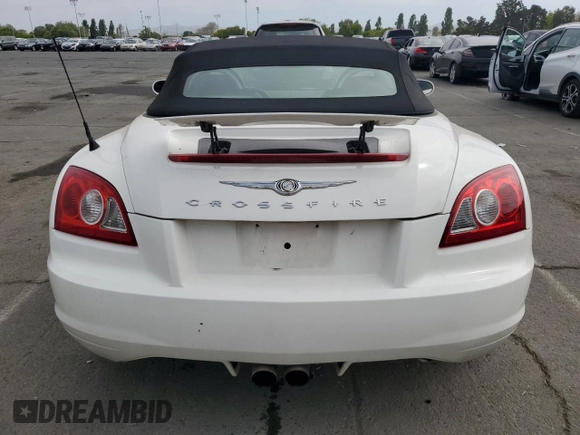 2005 Chrysler Crossfire Limited with VIN 1C3AN65L35X046887, listed as a Copart auction lot 55347975 with 155,037 mi miles and Clean Title. Bid and sale history available at DreamBid. Image 6.