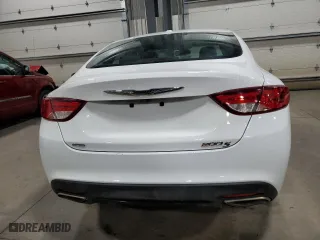 2015 Chrysler 200 S with VIN 1C3CCCDG1FN636665, listed as a Copart auction lot 50045655 with 110,905 mi miles and Salvage Title. Bid and sale history available at carsss.com. Image 6.