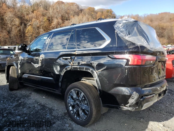 2024 Toyota Sequoia SR5 with VIN 7SVAAABAXRX028072, listed as a Copart auction lot 42030085 with 9,568 mi miles and Salvage Title. Bid and sale history available at carsss.com. Image 2.