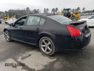 2008 Nissan Maxima 3.5 SL with VIN 1N4BA41E48C829886, listed as a Copart auction lot 44019875 with 0 mi miles and Salvage Title. Bid and sale history available at carsss.com. Image 2.