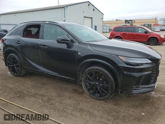 2023 Lexus RX 500h F Sport Performance z VIN 2T2BCMEA7PC008410, wystawiony jako Copart lot #62013635 z przebiegiem 7 720 mil mil oraz Czysty tytuł • Clean title. Historia ofert i sprzedaży dostępna na DreamBid. Obrazek 4.