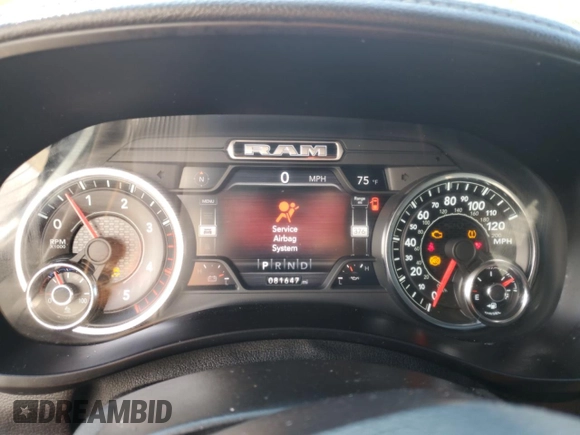 2021 Ram 2500 Laramie with VIN 3C6UR5FL2MG544532, listed as a Copart auction lot 77320164 with 81,647 mi miles and Salvage Title. Bid and sale history available at carsss.com. Image 9.