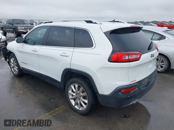 2014 Jeep Cherokee Limited with VIN 1C4PJLDS9EW225899, listed as a IAAI auction lot 41570392 with 226,226 mi miles. Bid and sale history available at carsss.com. Image 3.