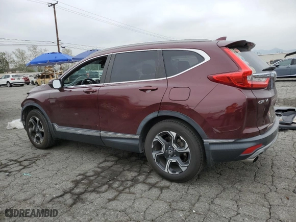 2019 Honda CR-V Touring with VIN 7FARW1H9XKE014219, listed as a Copart auction lot 50588485 with 70,566 mi miles and Salvage Title. Bid and sale history available at carsss.com. Image 2.
