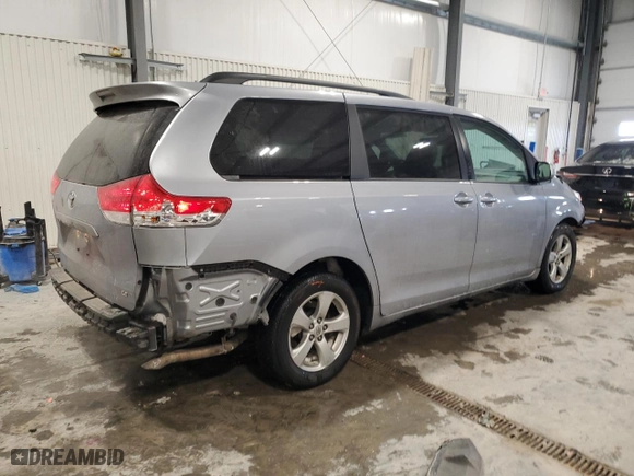 2013 Toyota Sienna LE AAS with VIN 5TDKK3DC0DS287139, listed as a Copart auction lot 45056645 with 75,703 mi miles and Salvage Title. Bid and sale history available at carsss.com. Image 3.