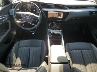 2022 Audi e-tron Premium Plus with VIN WA1LAAGE8NB002750, listed as a Copart auction lot 57163615 with 50,009 mi miles and Salvage title. Bid and sale history available at DreamBid. Image 8.