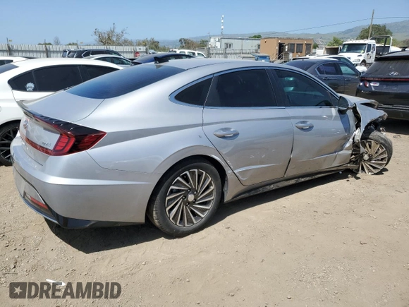2023 Hyundai Sonata SEL with VIN KMHL34JJ0PA065109, listed as a Copart auction lot 54348345 with 40,833 mi miles and Salvage Title. Bid and sale history available at DreamBid. Image 3.