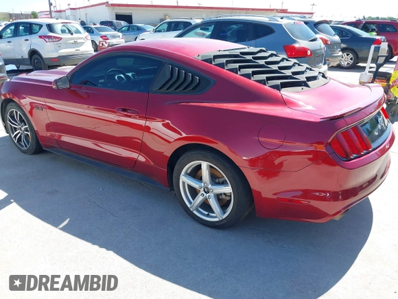 2016 Ford Mustang GT with VIN 1FA6P8CF1G5225485, listed as a IAAI auction lot 42086353 with 119,551 mi miles. Bid and sale history available at carsss.com. Image 3.