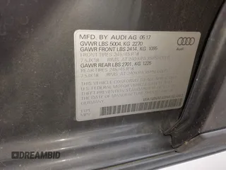 2017 Audi allroad Premium Plus with VIN WA18NAF49HA181863, listed as a IAAI auction lot 41535257 with 163,436 mi miles. Bid and sale history available at carsss.com. Image 9.