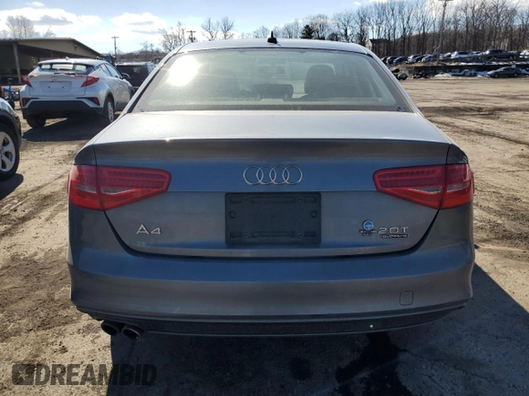 2016 Audi A4 Premium with VIN WAUBFAFL9GN015797, listed as a Copart auction lot 47140885 with 178,053 mi miles and Salvage Title. Bid and sale history available at carsss.com. Image 6.