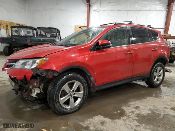 2015 Toyota RAV4 XLE with VIN JTMRFREV7FD101827, listed as a Copart auction lot 46823395 with 148,659 mi miles and Salvage Title. Bid and sale history available at carsss.com. Image 1.