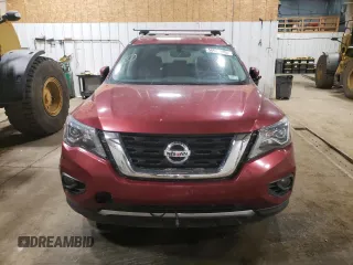2017 Nissan Pathfinder Platinum with VIN 5N1DR2MM2HC612061, listed as a Copart auction lot 58621965 with 116,349 mi miles and Salvage title. Bid and sale history available at DreamBid. Image 5.