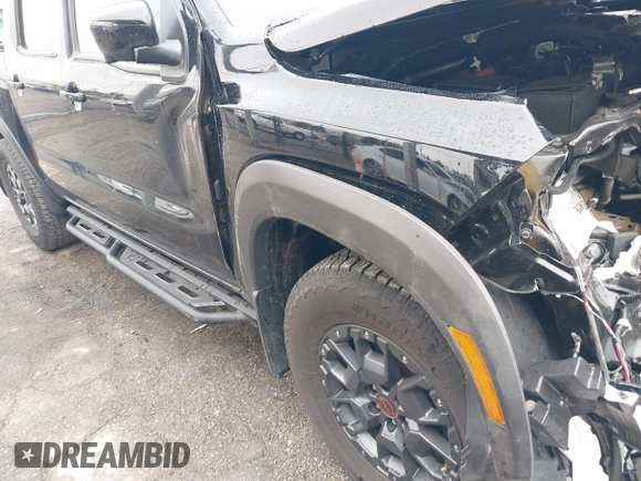 2024 Nissan Frontier SV with VIN 1N6ED1EK0RN654245, listed as a IAAI auction lot 41919490 with 12,808 mi miles and . Bid and sale history available at DreamBid. Image 18.
