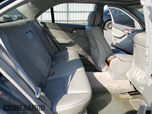2005 Mercedes-Benz S-Class 4.3L with VIN WDBNG83J65A454791, listed as a Copart auction lot 70132074 with 221,612 mi miles and Salvage Title. Bid and sale history available at carsss.com. Image 11.