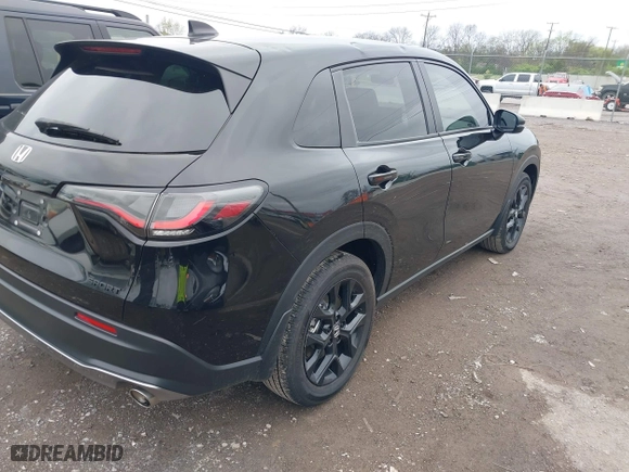 2023 Honda HR-V Sport with VIN 3CZRZ2H56PM720199, listed as a IAAI auction lot 41911555 with 10,996 mi miles. Bid and sale history available at carsss.com. Image 4.