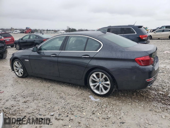 2015 BMW 5 Series 535d xDrive with VIN WBAFV3C58FD687019, listed as a Copart auction lot 81601614 with 73,836 mi miles and Clean title. Bid and sale history available at DreamBid. Image 2.