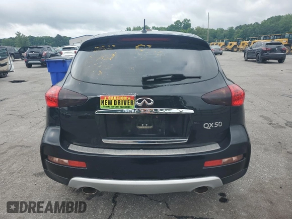 2017 Infiniti QX50 with VIN JN1BJ0RR9HM403277, listed as a Copart auction lot 58914545 with Not provided miles and Salvage title. Bid and sale history available at DreamBid. Image 6.