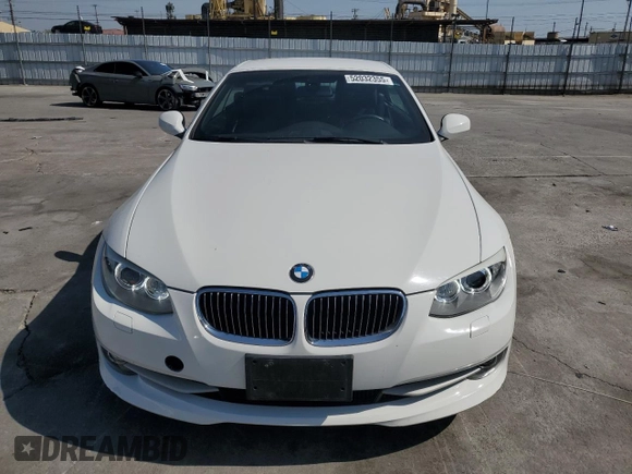 2013 BMW 3 Series 328i with VIN WBADW7C58DE732558, listed as a Copart auction lot 52032355 with 38,778 mi miles and Salvage Title. Bid and sale history available at carsss.com. Image 5.