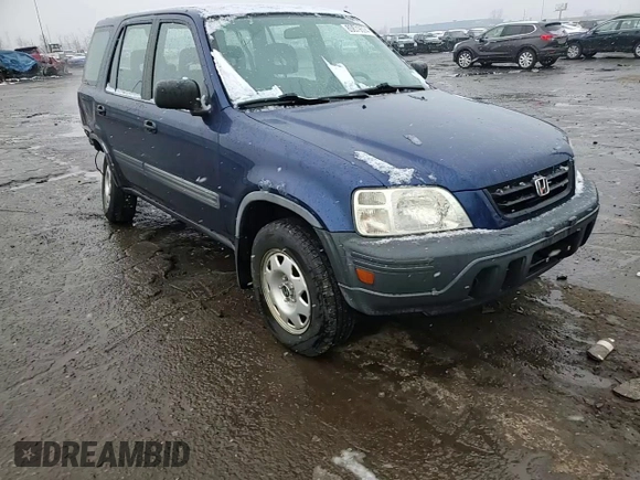 1999 Honda CR-V LX with VIN JHLRD1848XC080829, listed as a Copart auction lot 41692535 with 160,990 mi miles and Salvage Title. Bid and sale history available at carsss.com. Image 10.