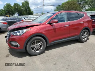 2017 Hyundai Santa Fe 2.4L with VIN 5XYZU3LB8HG440371, listed as a Copart auction lot 61728505 with 109,271 mi miles and Salvage title. Bid and sale history available at DreamBid. Image 1.