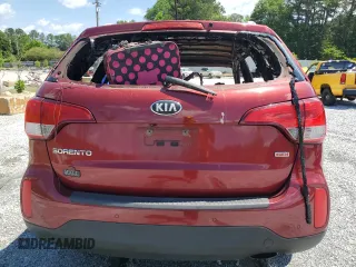 2014 Kia Sorento LX z VIN 5XYKT4A61EG454382, wystawiony jako Copart lot #57873995 z przebiegiem Nie podano mil oraz Nie do naprawy • Non repairable. Historia ofert i sprzedaży dostępna na DreamBid. Obrazek 6.