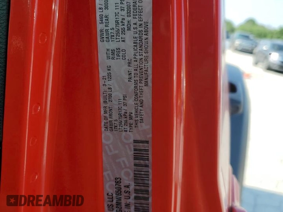 2021 Jeep Wrangler Unlimited Willys with VIN 1C4HJXDG8MW650763, listed as a Copart auction lot 59515805 with 52,749 mi miles and Salvage title. Bid and sale history available at DreamBid. Image 13.