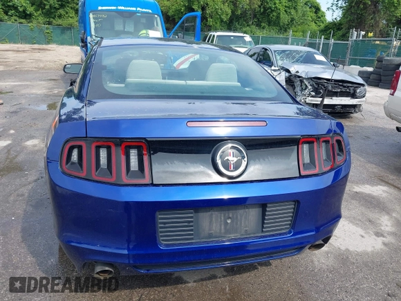 2014 Ford Mustang V6 with VIN 1ZVBP8AM9E5273871, listed as a IAAI auction lot 42457947 with 129,175 mi miles and . Bid and sale history available at DreamBid. Image 16.