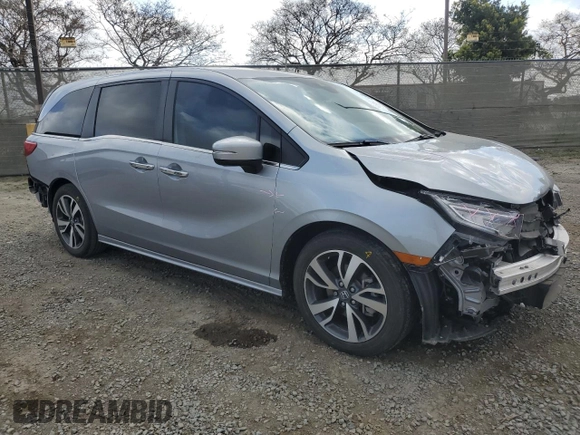 2023 Honda Odyssey Touring с VIN 5FNRL6H86PB032605, выставлен на аукционе Copart как лот 50919785 с пробегом 39 061 миль миль и Списание • Salvage title. История ставок и продаж доступна на DreamBid. Изображение 4.