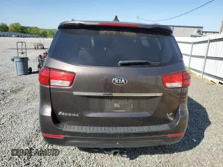 2015 Kia Sedona LX with VIN KNDMB5C10F6043501, listed as a Copart auction lot 52859205 with 197,040 mi miles and Salvage Title. Bid and sale history available at DreamBid. Image 6.