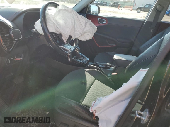 2021 Kia Soul Turbo with VIN KNDJ53AFXM7126597, listed as a Copart auction lot 48763885 with Not Provided miles and Salvage Title. Bid and sale history available at DreamBid. Image 7.