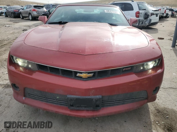 2015 Chevrolet Camaro LT with VIN 2G1FF3D32F9254721, listed as a Copart auction lot 48357235 with 112,813 mi miles and Clean Title. Bid and sale history available at carsss.com. Image 5.