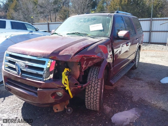 2012 Ford Expedition Limited with VIN 1FMJU1K54CEF57889, listed as a IAAI auction lot 41614817 with 186,376 mi miles. Bid and sale history available at carsss.com. Image 2.