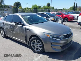 2016 Kia Optima LX with VIN 5XXGT4L33GG106342, listed as a IAAI auction lot 42272945 with 94,645 mi miles and . Bid and sale history available at DreamBid. Image 1.