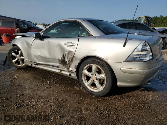 2002 Mercedes-Benz SLK-Class 3.2L with VIN WDBKK65F22F248235, listed as a Copart auction lot 71177974 with Not Provided miles and Salvage Title. Bid and sale history available at carsss.com. Image 2.