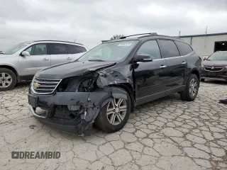 2015 Chevrolet Traverse LT z VIN 1GNKRHKDXFJ309661, wystawiony jako Copart lot #54553475 z przebiegiem 188 091 mil mil oraz Szkoda całkowita • Salvage title. Historia ofert i sprzedaży dostępna na DreamBid. Obrazek 1.