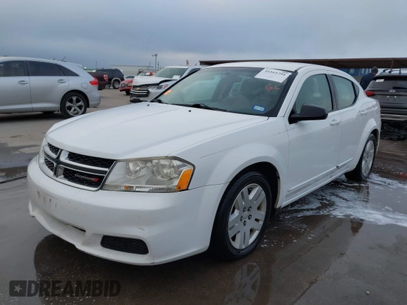 2012 Dodge Avenger SE with VIN 1C3CDZAG1CN251932, listed as a IAAI auction lot 41161291 with 95,481 mi miles and . Bid and sale history available at DreamBid. Image 18.