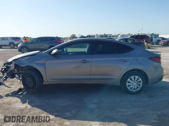 2020 Hyundai Elantra SE with VIN KMHD74LF7LU105230, listed as a IAAI auction lot 41997855 with 119,456 mi miles. Bid and sale history available at carsss.com. Image 14.