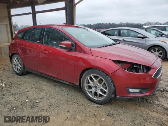 2015 Ford Focus SE with VIN 1FADP3K24FL381975, listed as a Copart auction lot 42531555 with 58,601 mi miles and Salvage Title. Bid and sale history available at carsss.com. Image 4.