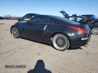 2003 Nissan 350Z Enthusiast with VIN JN1AZ34DX3T104476, listed as a Copart auction lot 50539365 with 158,726 mi miles and Salvage Title. Bid and sale history available at carsss.com. Image 2.