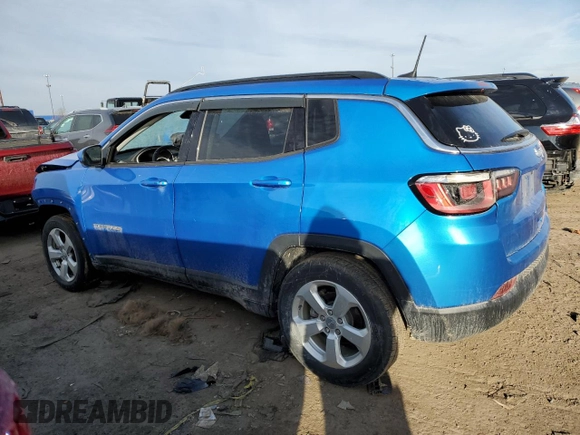 2018 Jeep Compass Latitude with VIN 3C4NJCBB0JT240818, listed as a Copart auction lot 47291675 with 64,679 mi miles and Salvage Title. Bid and sale history available at carsss.com. Image 2.