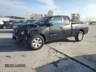 2005 Nissan Titan XE with VIN 1N6BA06A65N539705, listed as a Copart auction lot 60154255 with 121,836 mi miles and Salvage title. Bid and sale history available at DreamBid. Image 1.