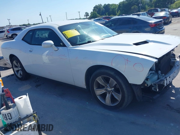 2015 Dodge Challenger SXT with VIN 2C3CDZAG4FH739754, listed as a IAAI auction lot 42028773 with 150,001 mi miles. Bid and sale history available at carsss.com. Image 1.