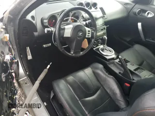 2004 Nissan 350Z Touring with VIN JN1AZ34D24M103656, listed as a Copart auction lot 55100955 with 130,561 mi miles and Salvage title. Bid and sale history available at DreamBid. Image 8.