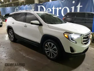 2021 GMC Terrain SLT with VIN 3GKALVEV2ML312279, listed as a Copart auction lot 86214074 with 93,484 mi miles and Clean Title. Bid and sale history available at DreamBid. Image 4.
